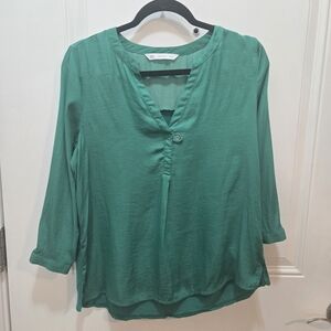 Chic Green Women's Blouse